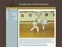Tablet Screenshot of myrtlebeachdojo.org